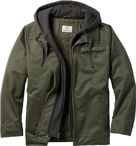 Tough Duck, Hooded Freezer Jacket, Size S, Color BLACK, Model